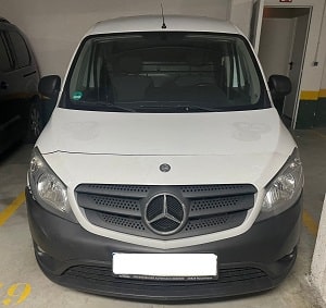 Coche de importado de Alemania. Nosotros realizamos la Ficha reducida para obtener la nueva ficha técnica española en una ITV. Ficha reducida Furgoneta Mercedes Citan de 2016.