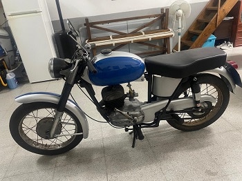 Ficha reducida Bultaco Mercurio 125 de 1961