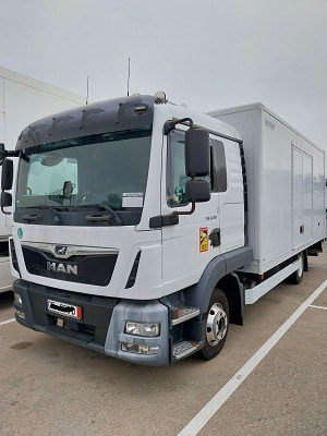 Camión carrozado MAN TGL de 2017